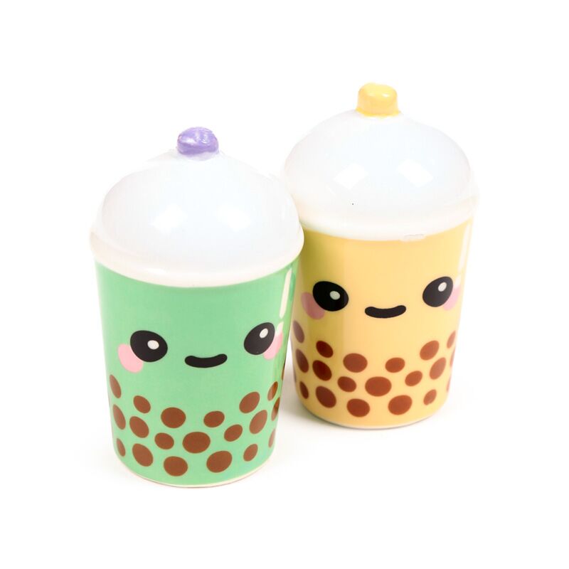 Boba Matcha Bubble Tea Foodiemals Pepper and Sale Set