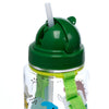 Bottiglia d'acqua per bambini Ecozen 450 ml Flip Straw Dinosauria Jr