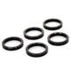 Bolsa Un anillo de llenado de cabeza de 5 bolas 1.1 8 espaciador negro de 5 mm