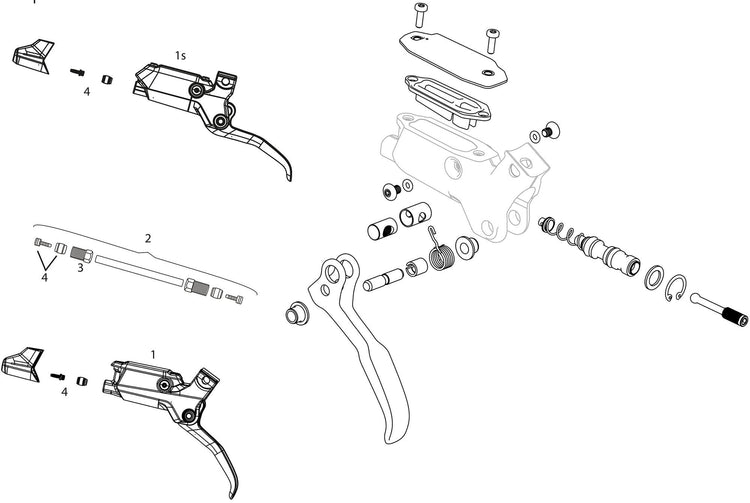 Sram br.caliper mate negro