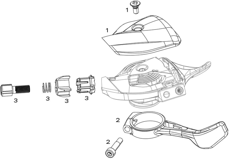 SRAM Trigger X01 DH 7SP nero