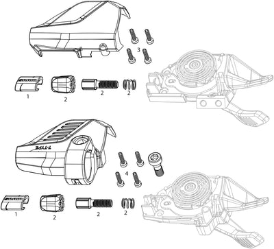 Sram versteller eagle 90 t single click a1