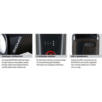 Set di illuminazione Sigma Buster 800 USB + Buster RL 80 Flash USB