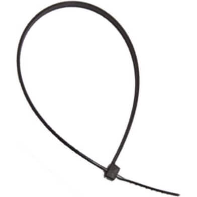 Binder de cable Mirage 140x3.5 mm de negro (P100)
