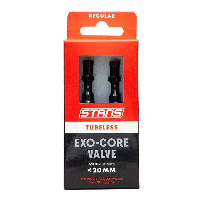 Stan's tubeless exo-core valves - regular - black