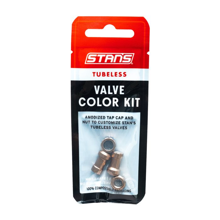 Kit colore valvola tubeless Stans Stan - rame