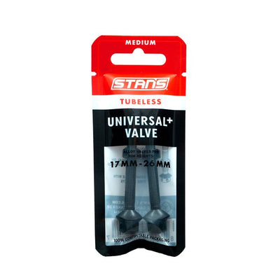 Valvole tubeless universal+ di Stans Stan - medie - nere