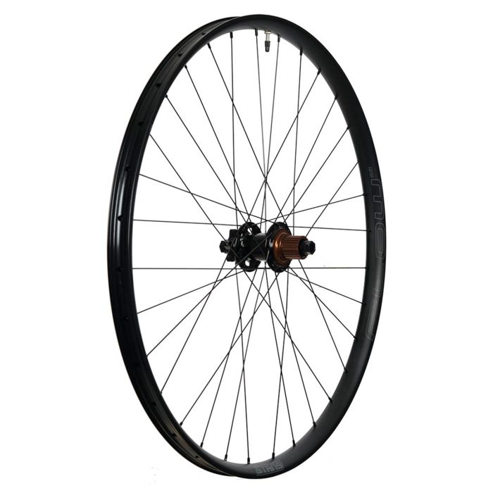 Ruota posteriore Stans Stan's Flow Mk4 - 27.5'' - 12x148 ta - Shimano Micro Spline - 6 bulloni - Grigia