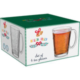 Tea glass tempered glass 300ml set 4pcs - afbeelding 2