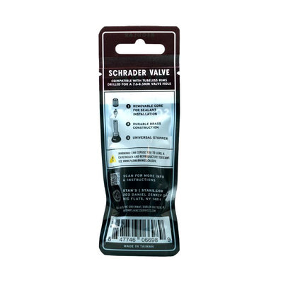Stelo della valvola Stans Stan (coppia) - universale, schrader, base 10 mm - 32 mm