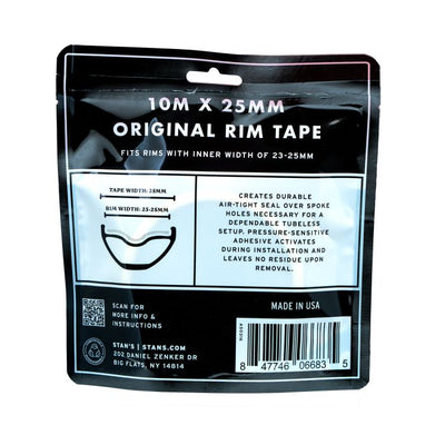 Nastro per cerchioni Stan (10 m) - 25 mm