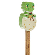 Baby dinosaurus ei - gum potlood - afbeelding 2
