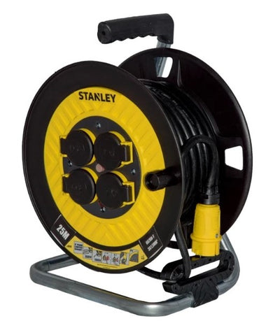 Stanley avvolgicavo 25m schuko h07rnf 3x1,5 mm² (tipo c) - sta274878