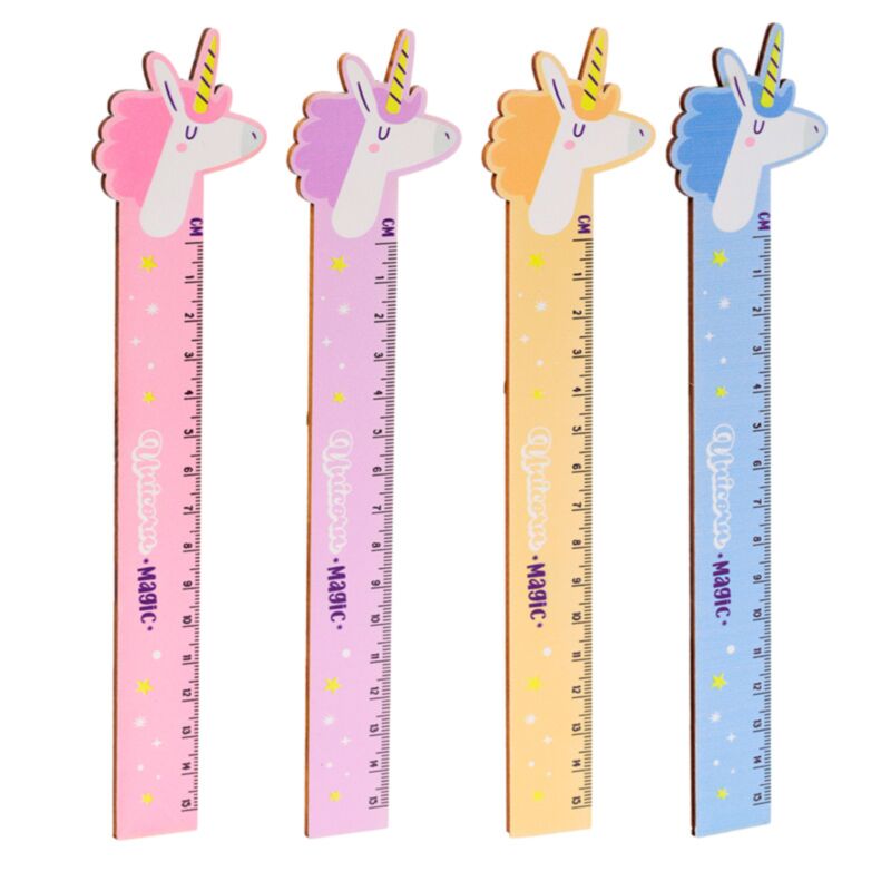 Sovrano di legno magico unicorno 15cm