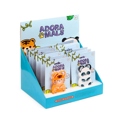 Adoramals Animali selvatici Scissori per bambini in supporto magnetico