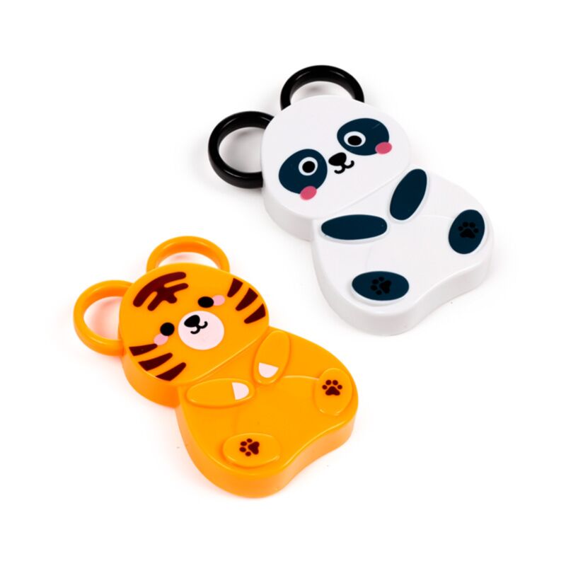 Adoramals animales salvajes tijeras para niños en soporte magnético