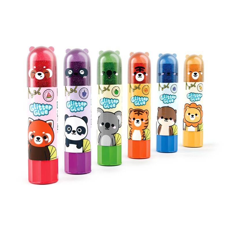 Colla stick glitterata Adoramals dalla profumazione selvaggia