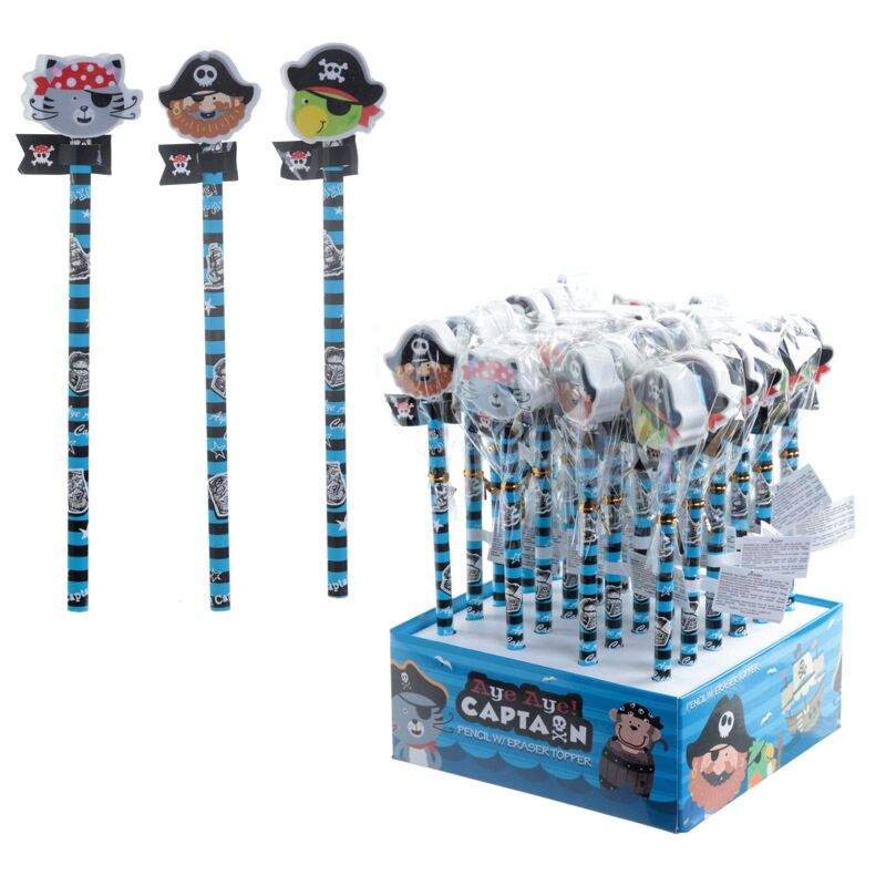 Aye aye capitano pirata - matita di gomma