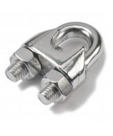 Abrazadera de cable de acero 3-4mm acero inoxidable