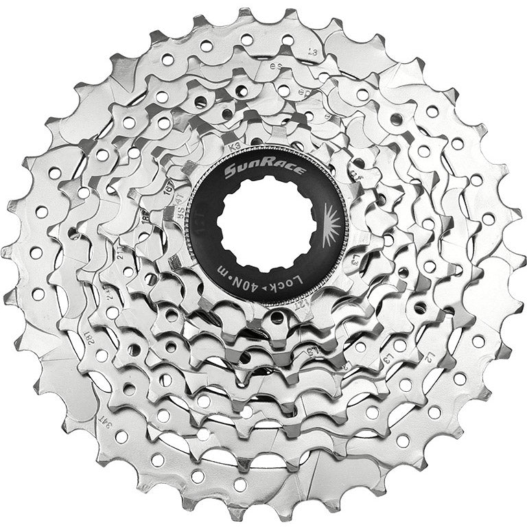 Cassetta Spanninga sunrace csm66 8v 11-34t nichel argento (10pz)