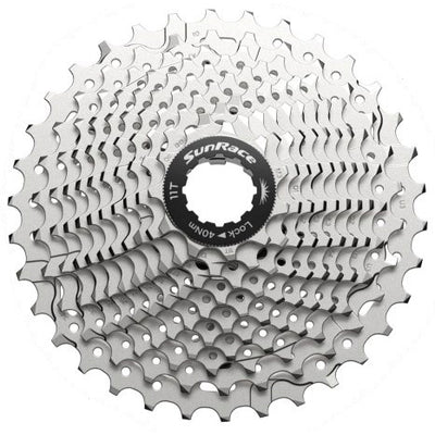 Spanninga sunrace cassette csrx1 11v 11-32t zilver