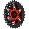 Sunrace cassette csrz800 12v 11-36t zwart rood