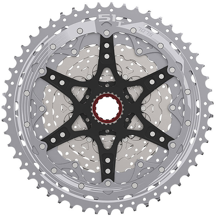 Sunrace cassette csmz933 12v 10-51t microspline zilv r