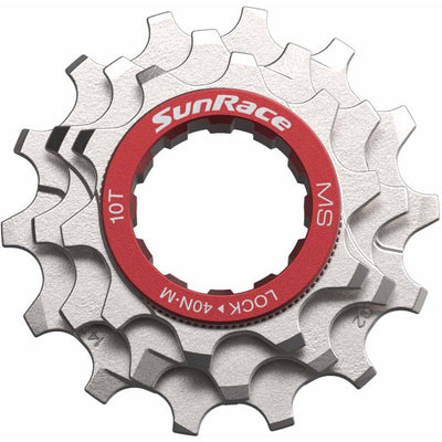 Spanninga sunrace tandwiel set 10-12-14t microspline zilver