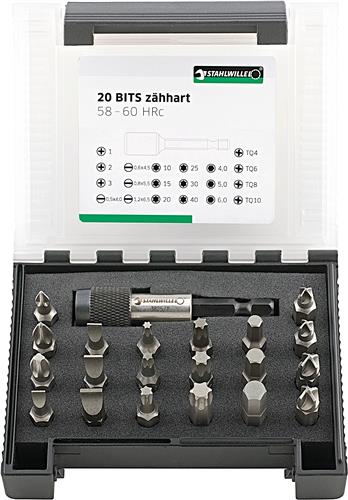 Caja de puntas Stahlwille de 21 piezas