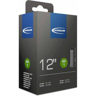 Schwalbe inner tube AV1 12 inch 12 1 2x1.75-2 1 47 62-203 AV 40mm