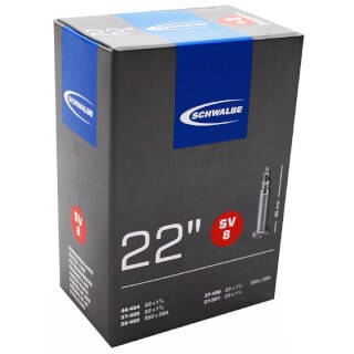 Camera d'aria Schwalbe sv8 22 pollici 28 44-484 501 fv 40mm