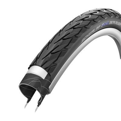 Schwalbe Delta Cruiser más 28x15 8x13 8 37-622 28x1.40 Reflejo negro