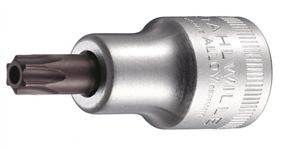 Vaso torx stahlwille 1 2 t50 con agujero