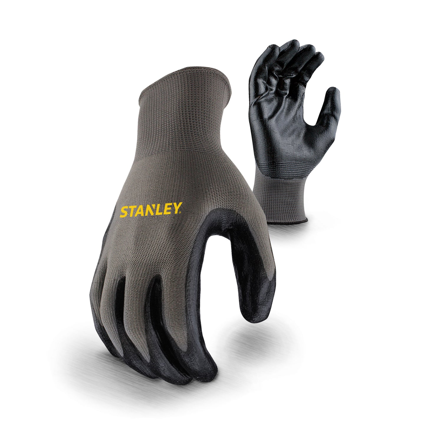 Stanley gladde nitril veiligheids handschoenen | maat 10 - sy580l eu