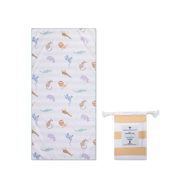 Safari | Toalla de microfibra multicolor 135 x 65 cm