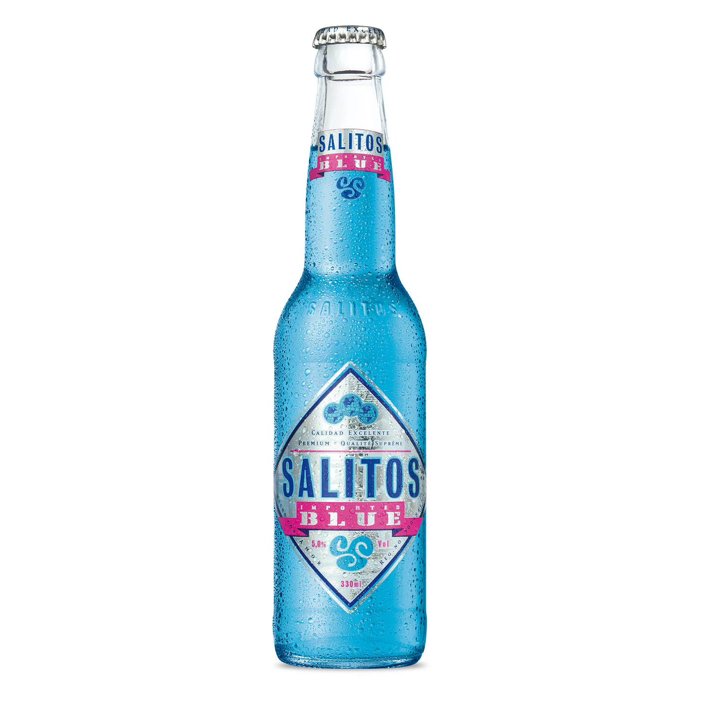 Bottiglia blu Salitos 5% (24x 33cl)