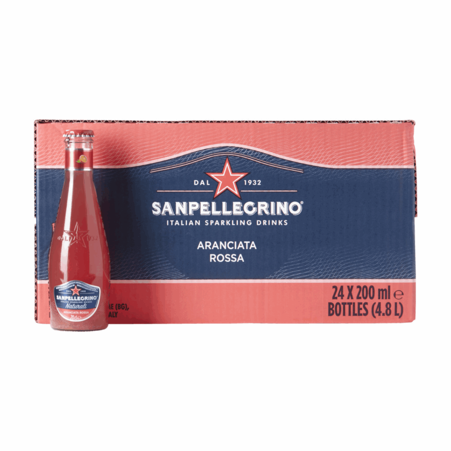 Sanpellegrino aranciata rossa botella (24x 20cl)