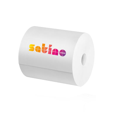 Rotolo industriale Satino comfort bianco 2 strati (2 rotoli da 525 metri)