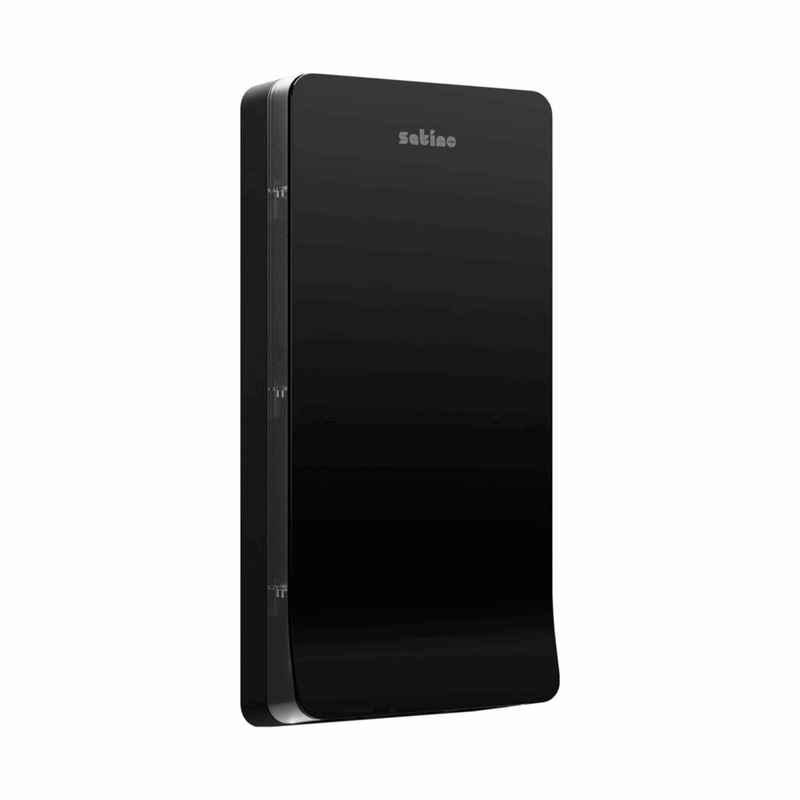 Distributore di asciugamani Satino Hyginity PT2 Interfold XL nero