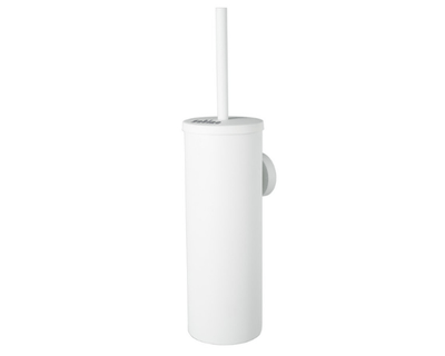 Satino smart toiletborstel garnituur metaal wit