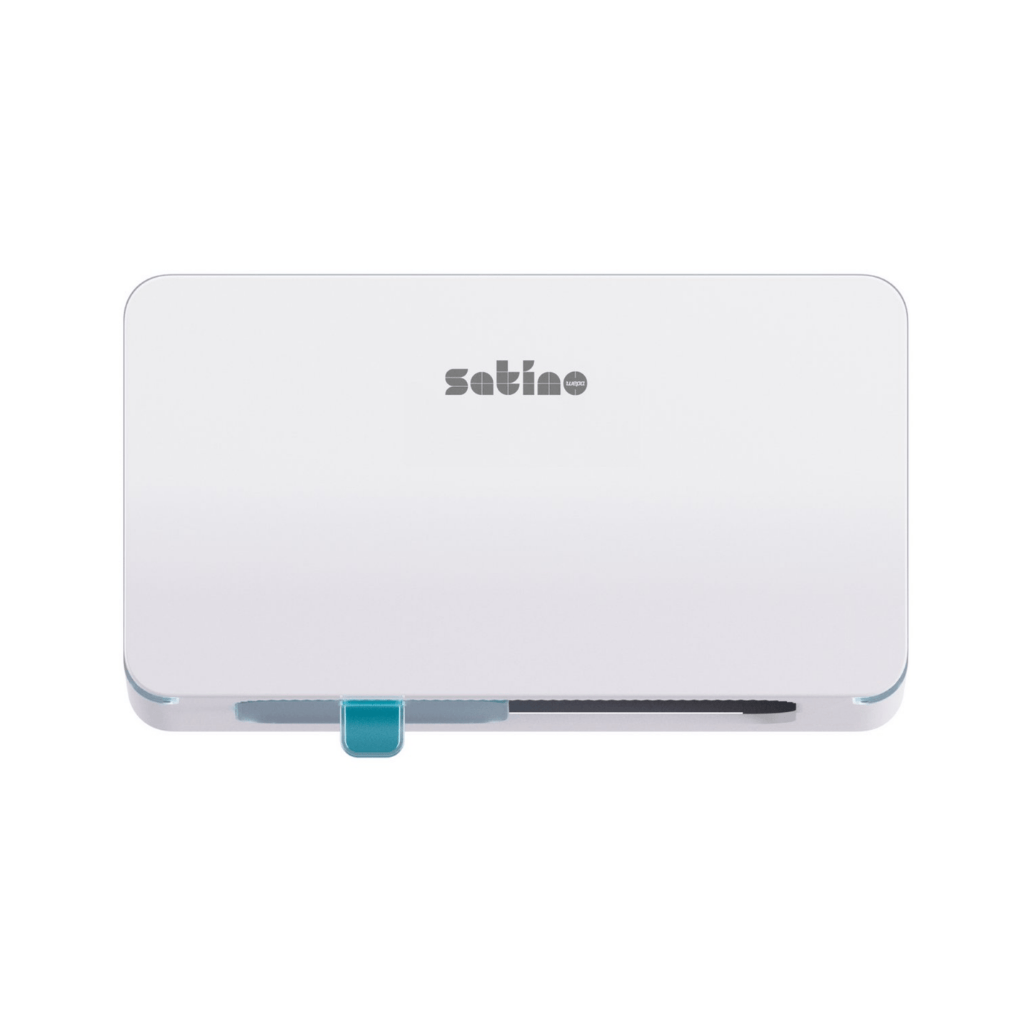Dispensador de papel higiénico Satino horizontal doble rollo blanco