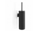 Set scopino per WC Satino nero metallizzato nero