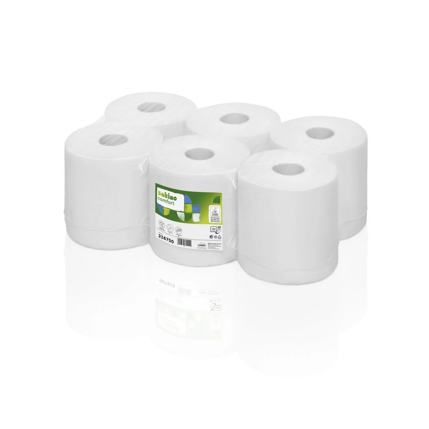 Rollo de limpieza Satino confort midi 2 capas.138mtr. (6 piezas)