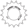 Gear Sturmey Archer 17t 1 8 Modelo plano Chrome