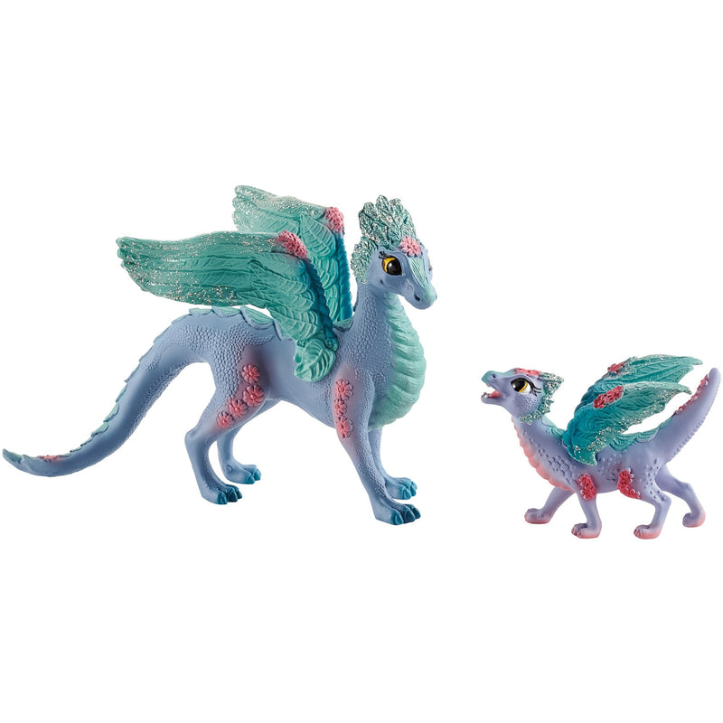 Schleich Bayala Bloemendrakenmama e bambino