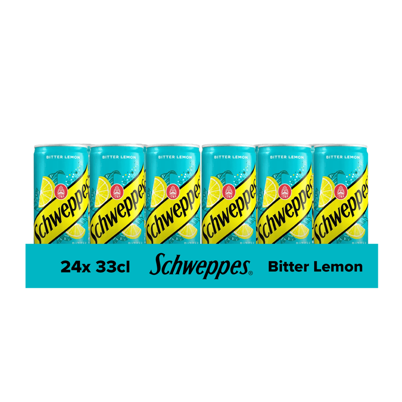 Limón amargo Schweppes lata (24x 33cl)