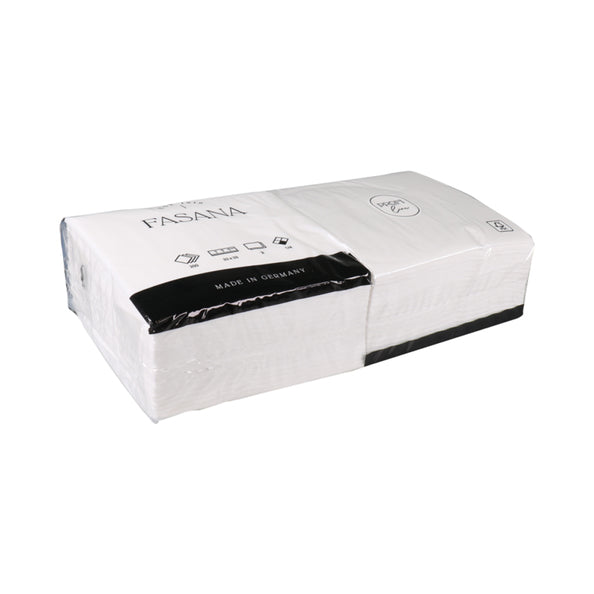 Servilleta 33x33cm 2 capas 1 4 pliegues blanco (250 piezas)