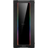 Sharkoon elite shark ca200g big tower behuizing (zwart | 4x usb-a | rgb | tempered glass)