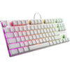 Sharkoon purewriter tkl rgb, gaming toetsenbord (wit, us lay-out, kailh blue, rgb leds, tkl)