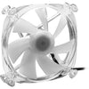 Sharkoon shark disc pwm rgb case fan (transparant, 120 x 120 x 25 mm)